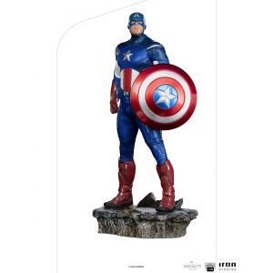 Infinity Saga - Captain America Battle Ny - Statue Bds Art Scale 1/10 - 23cm