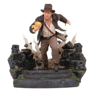 Indiana Jones 1 - Echappe Avec Idole - Statuette Deluxe Gallery 25cm
