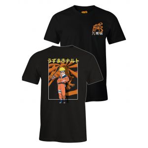 Naruto - T Shirt Kurama - Black S