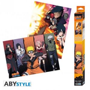 Naruto Shippuden Set 2 Chibi Posters Groupes 52x38
