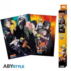 Naruto Shippuden Set 2 Chibi Posters Ninjas 52x38