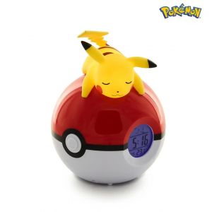 Pokemon - Pikachu Pokeball - Reveil Avec Lampe Led