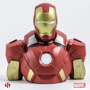 Marvel - Tirelire Boite Blister - Iron Man Bust  20cm