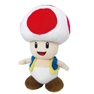 Super Mario - Toad Rouge - Peluche 20cm