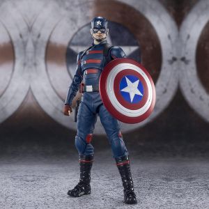 Marvel - Figurine Captain America John Walker - Falcon Et Le Soldat De L Hiver - S.h.figuarts 15cm