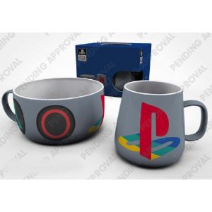 Playstation - Set Petit Dejeuner Mug + Bol - Classique