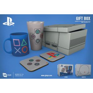 Playstation Pack Verre Xxl + Mug + 2 Coasters Classique 2019