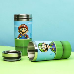 Super Mario - Warp Pipe - Gourde De Voyage En Metal 450ml