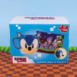 Sonic - Pack Cadeau - Mug 300ml + Puzzle 100pc