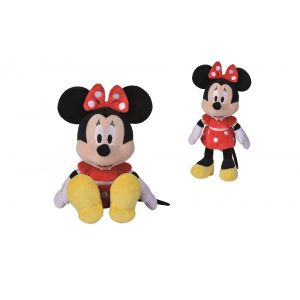 Disney - Peluche Minnie Robe Rouge - 25cm