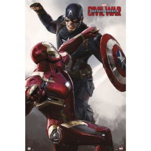 Marvel - Captain American Vs Iron Man - Poster 61x91.5cm